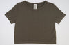 Bamboo basic one size short sleeve crop t-shirt- various colours