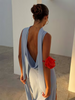 Ice Blue Floral Sophie Dress