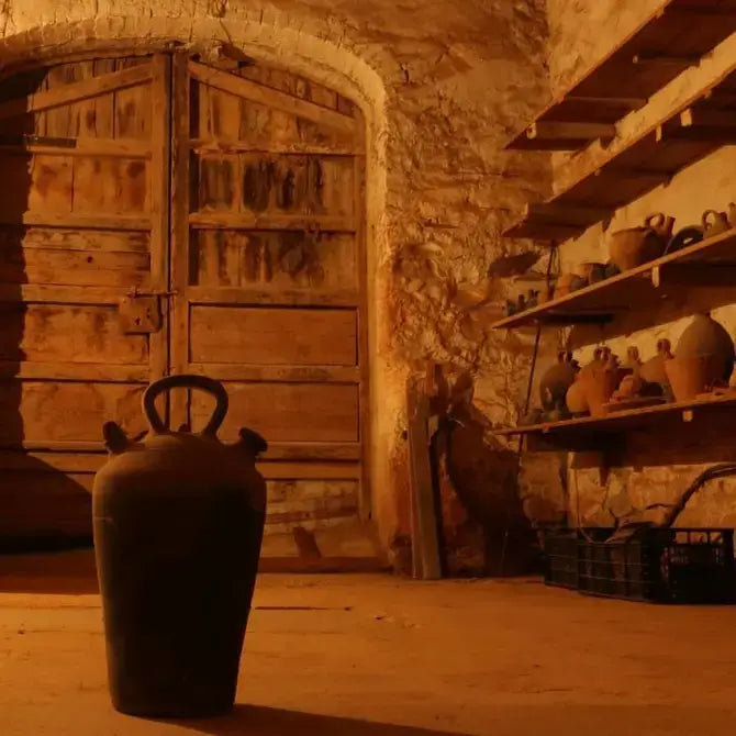 Traditional Candle Holder Terracotta