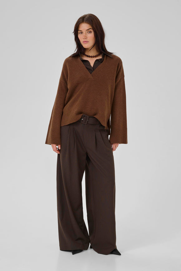 MEW Huxi Pullover Tobacco Brown