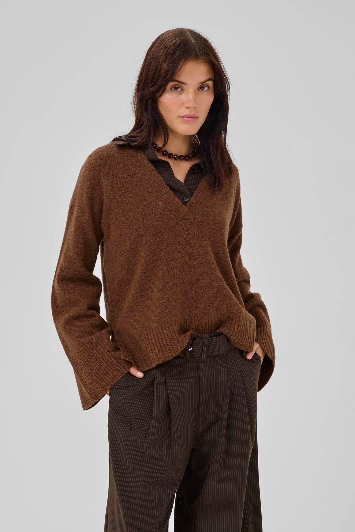 MEW Huxi Pullover Tobacco Brown