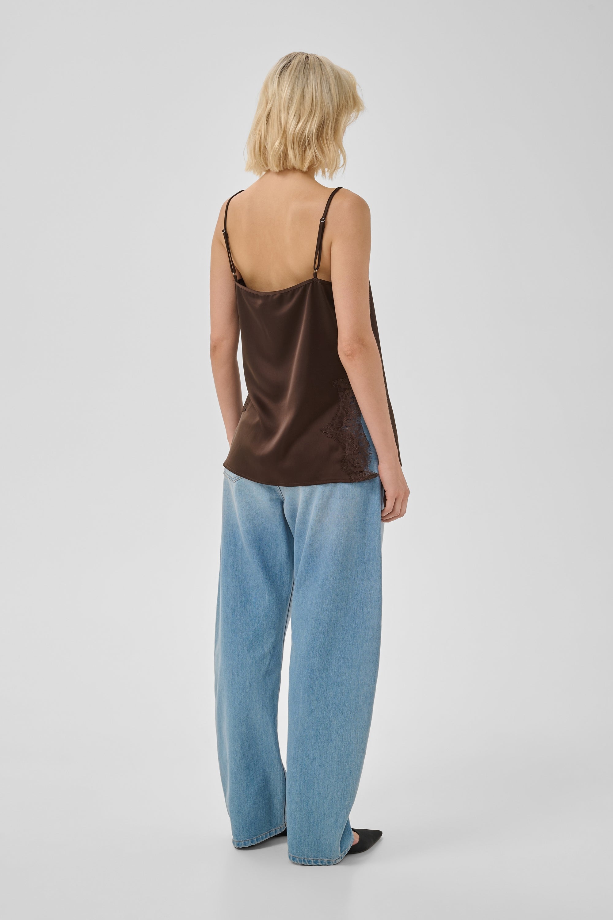 Brenda Lace Cami Brown