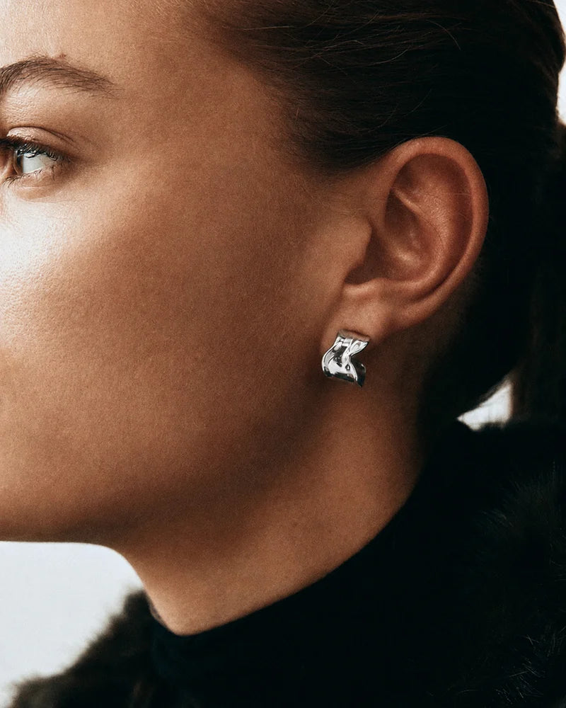 Melted Hoops Silver/Gold