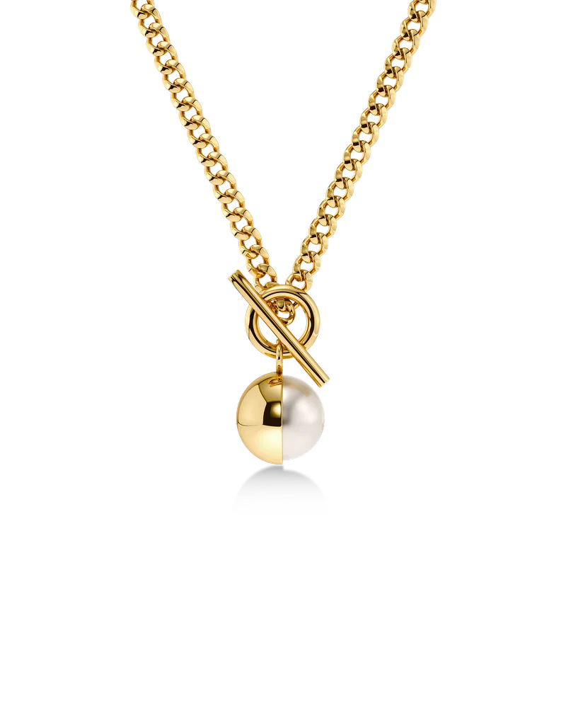 Eclipse Necklace Large Gold/Silver