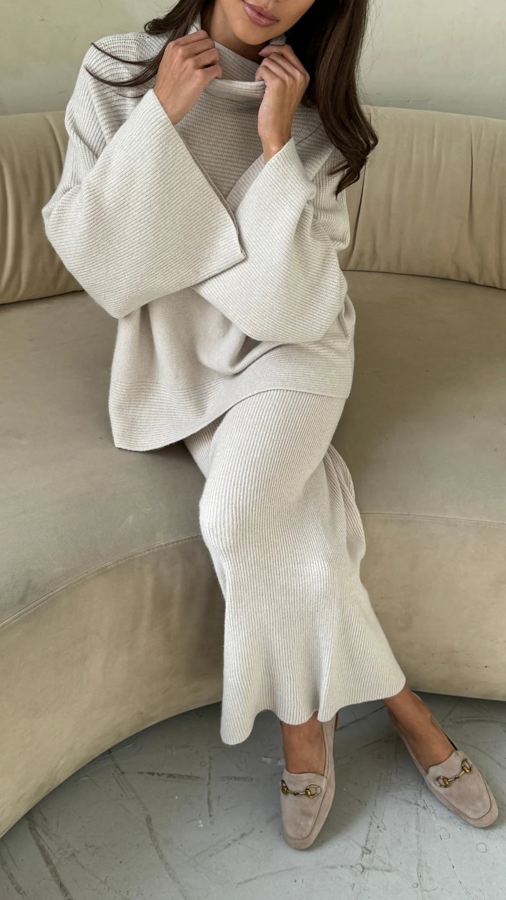 Charli Amelie Sweater Ivory