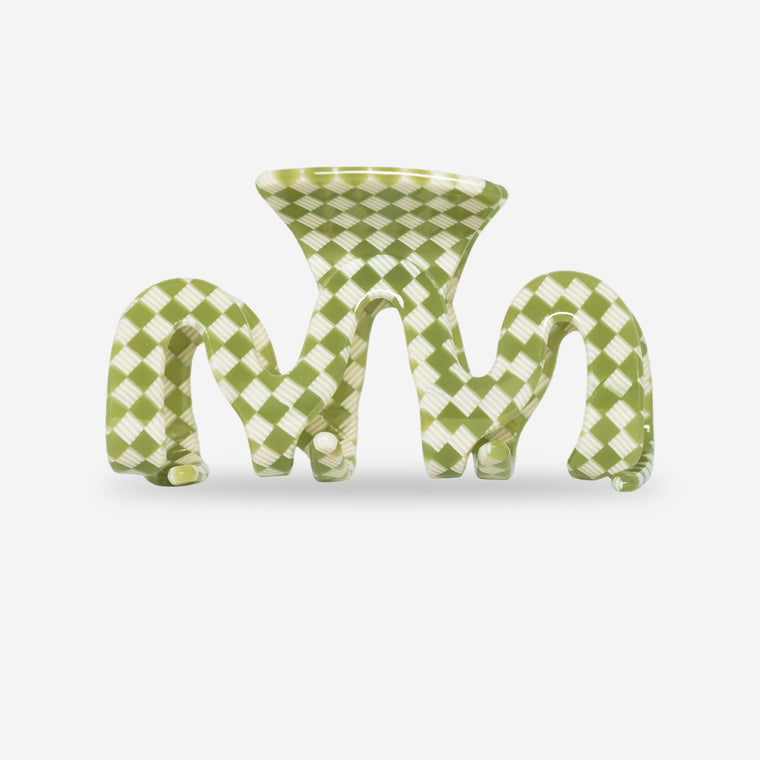 Hair Clip - Grand Wave Basil