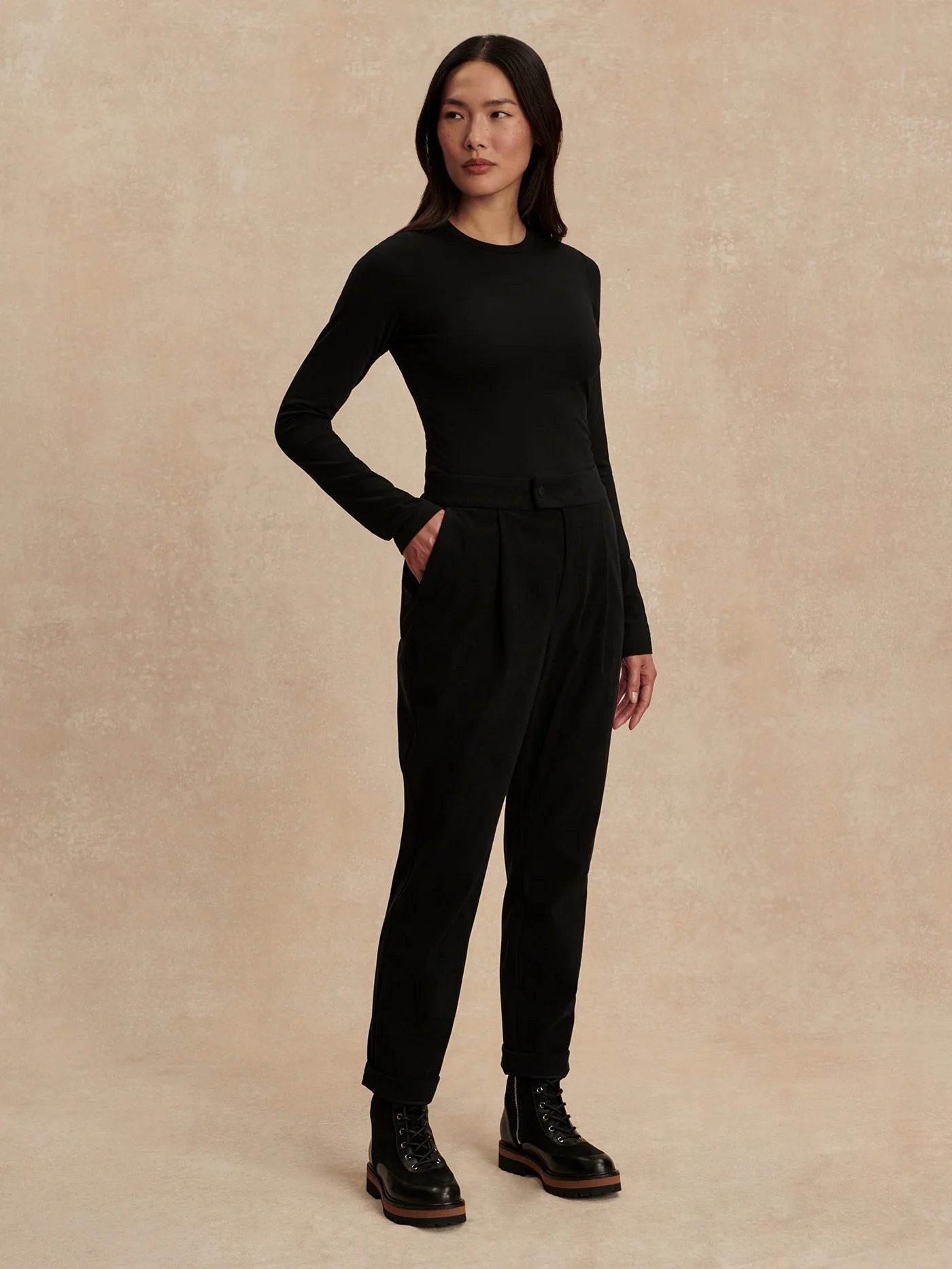 Varley Edna Long Sleeve Fitted T-shirt