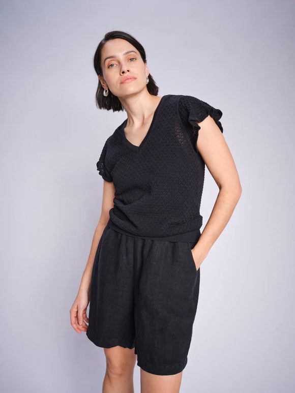 Mos Mosh Emmie Linen Bermuda Shorts