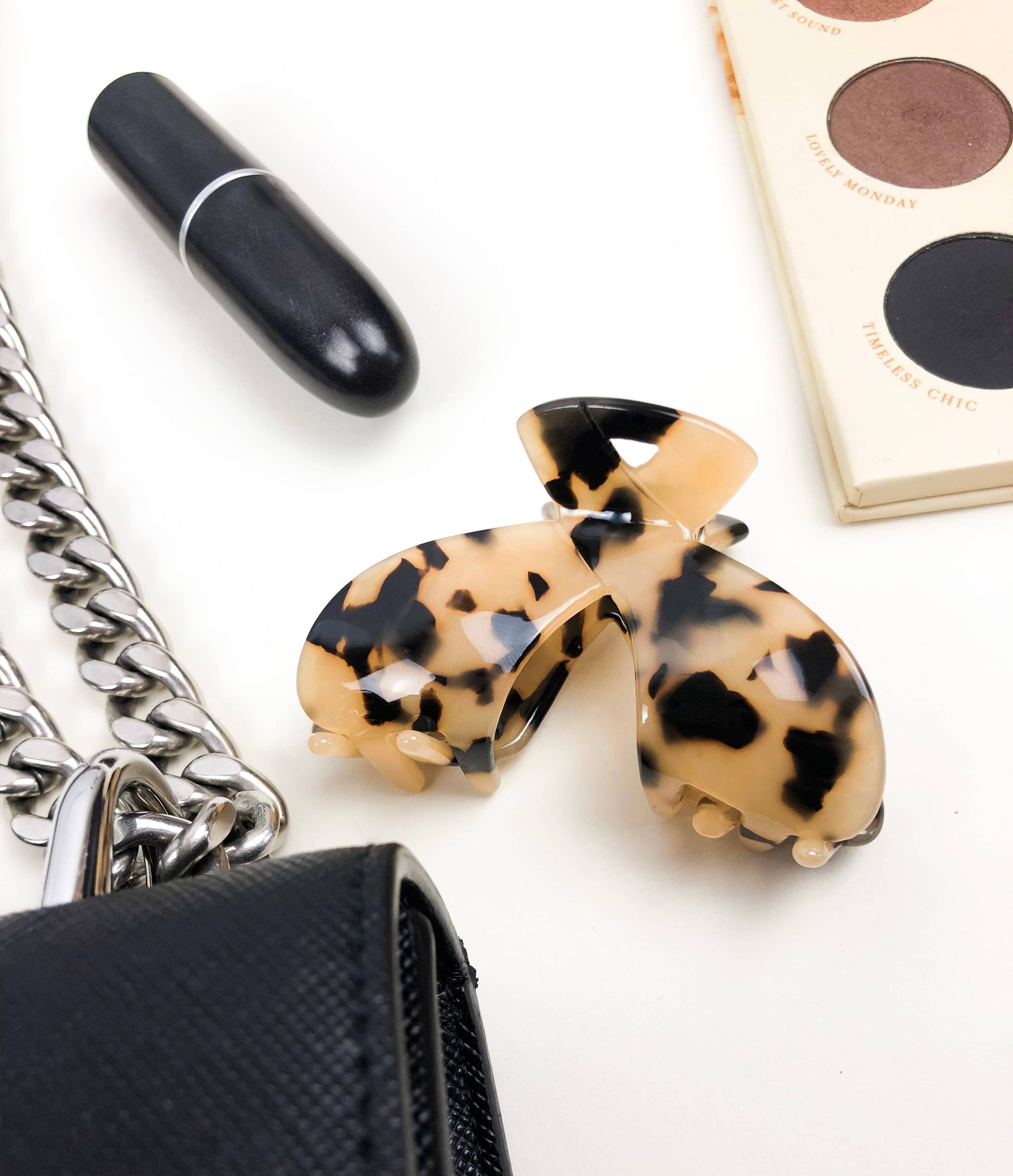 Sasstie Hair Clip - Arc Cheetah