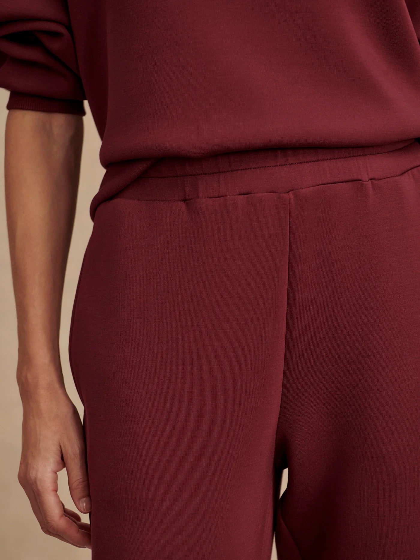 The Slim Cuff Pant New Maroon 27.5"