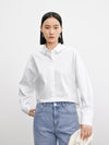 MM Cropped White Shirt