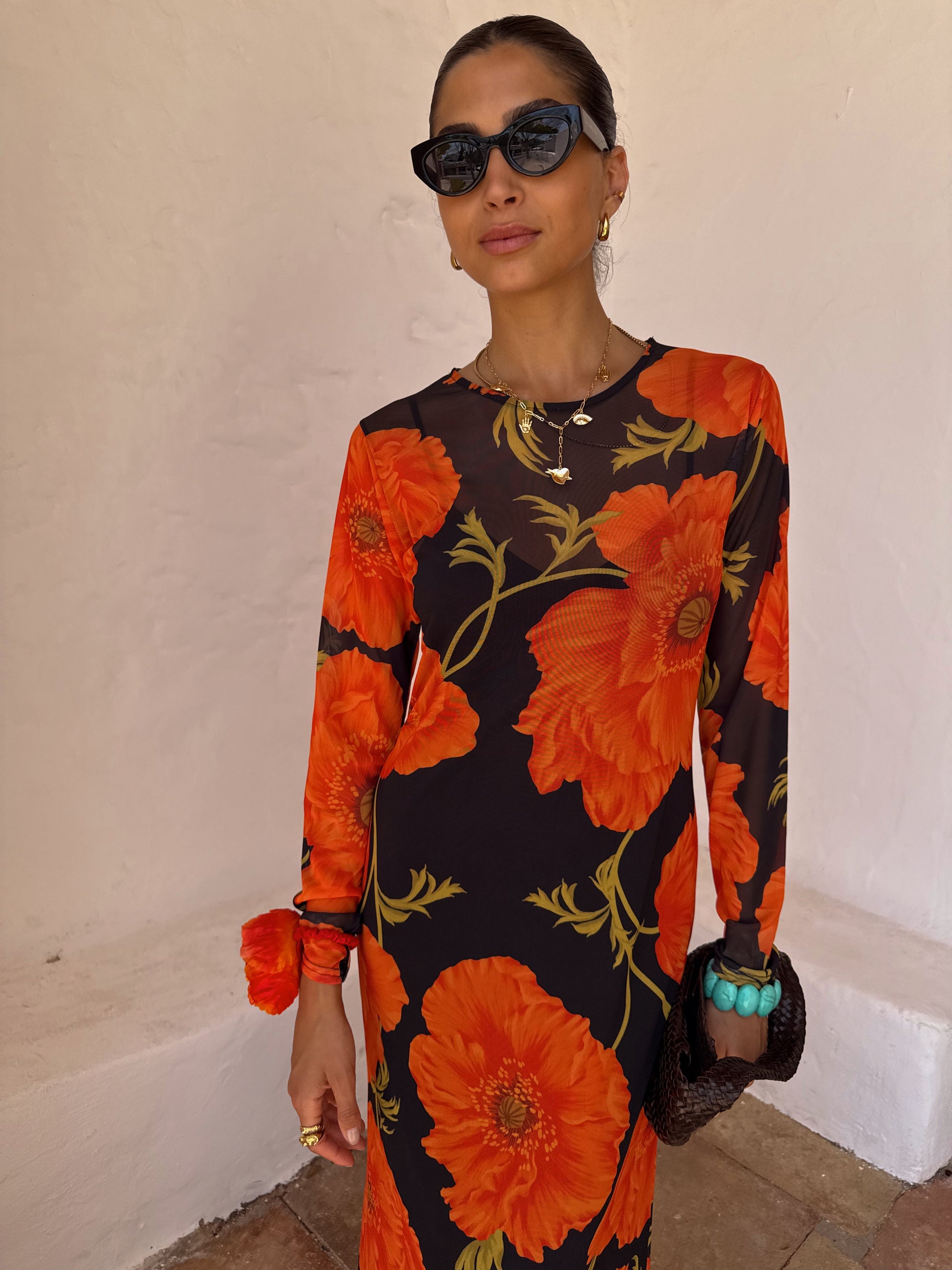 Never Fully Dressed Poppy Mesh Dress