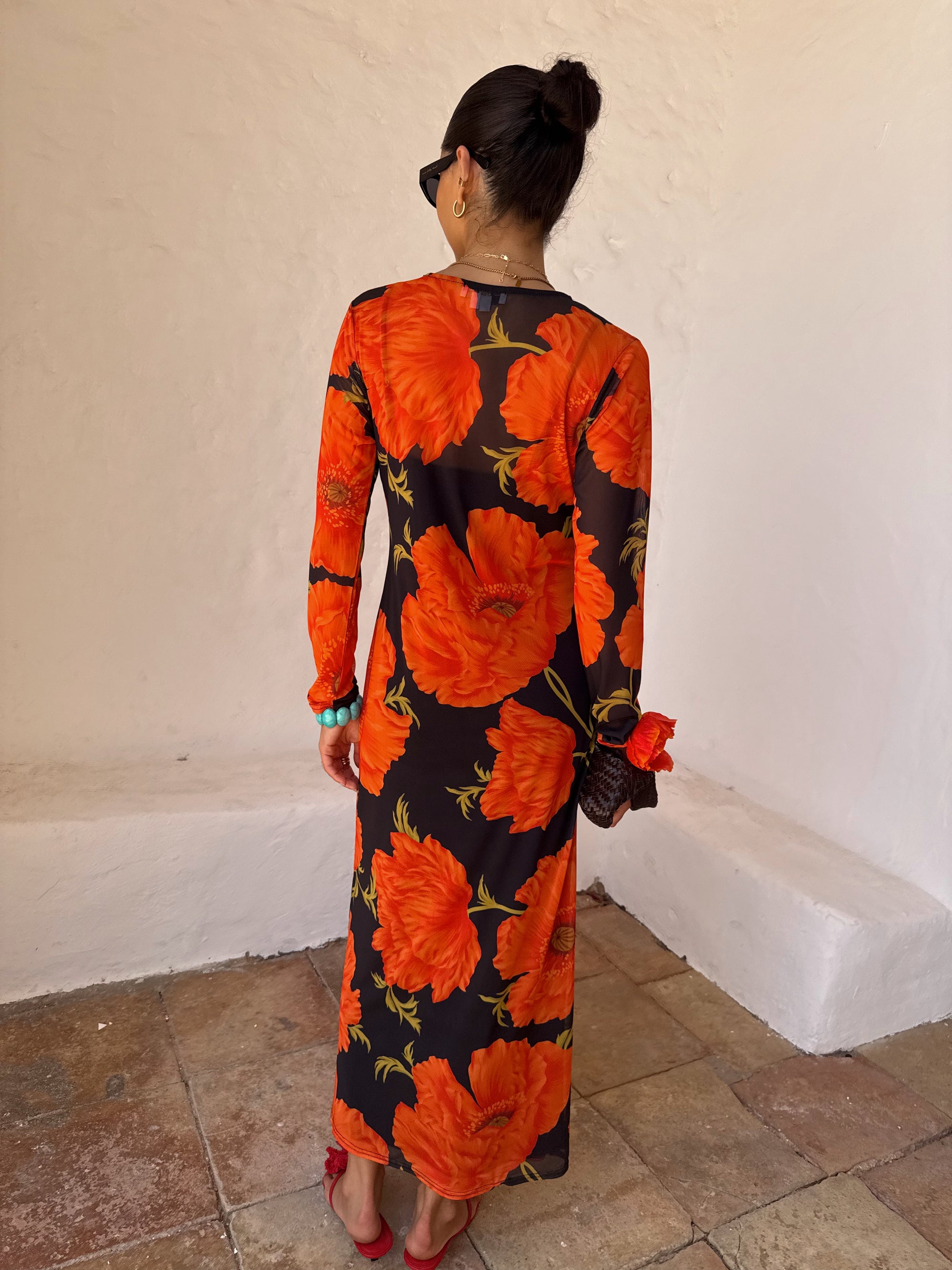 Never Fully Dressed Poppy Mesh Dress