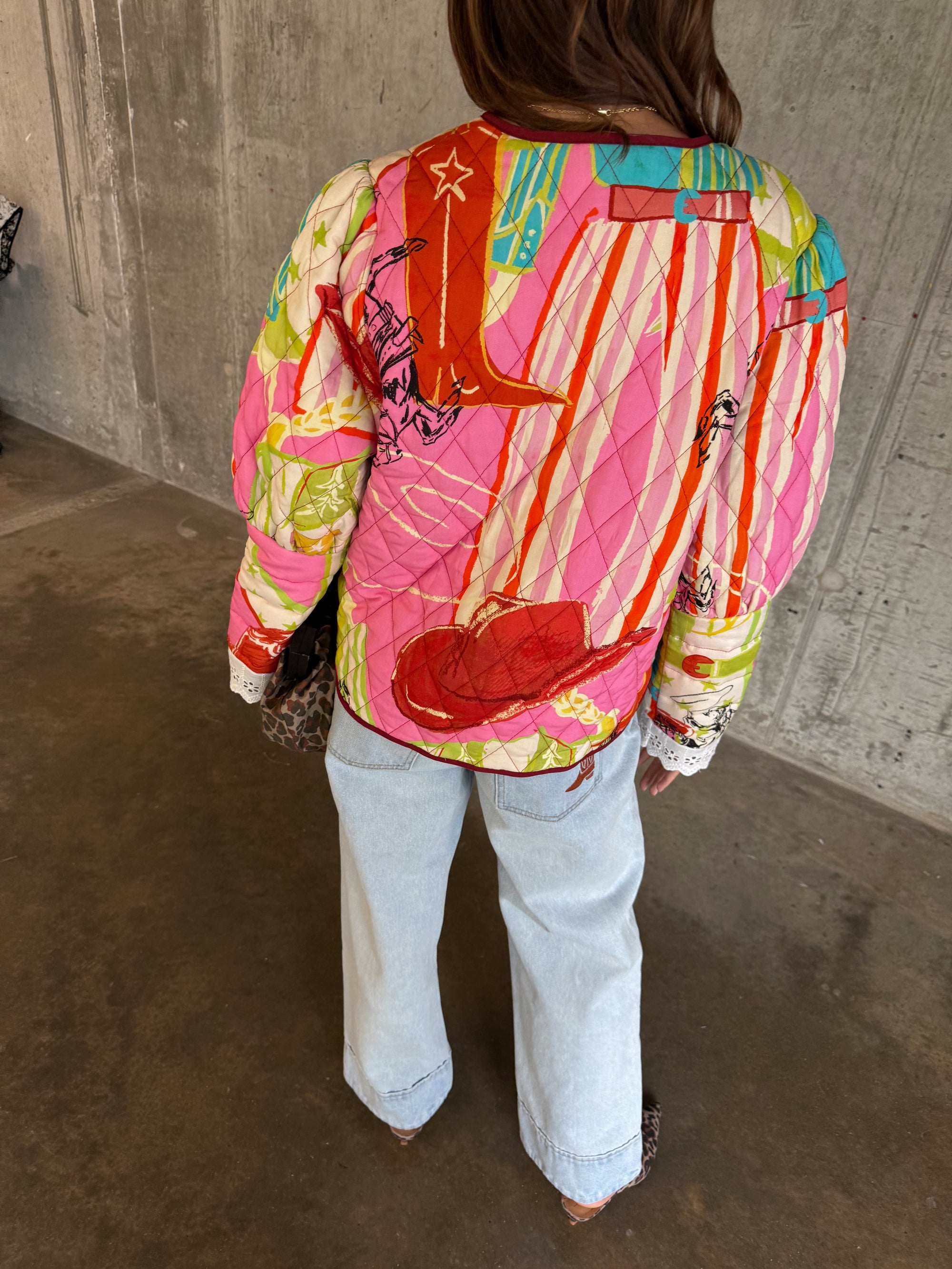 NFD Pink Dallas Reversible Jacket