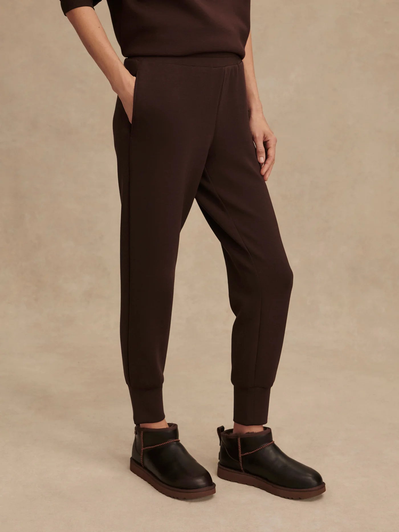 Varley The Slim Cuff Pant Coffee Bean 25"