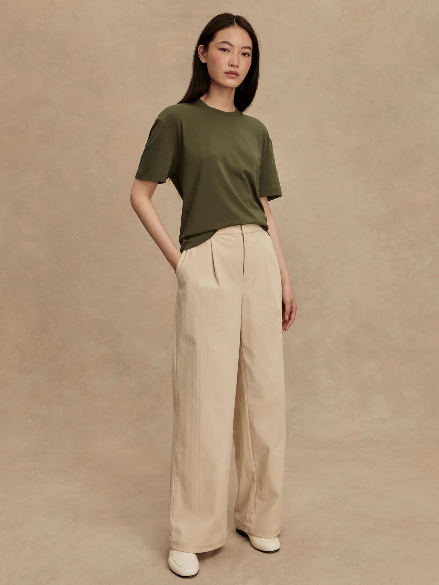 Varley Leighton Boyfriend Tee Raol