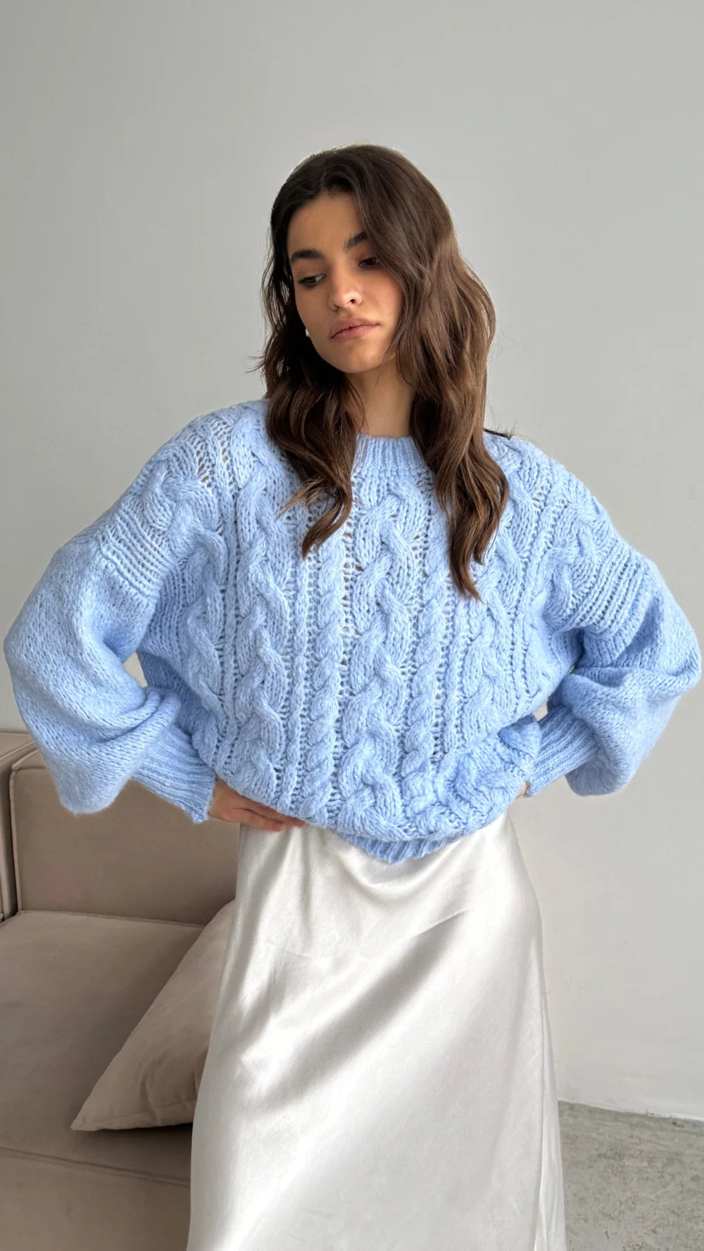 Charli Mara Sweater Sky 