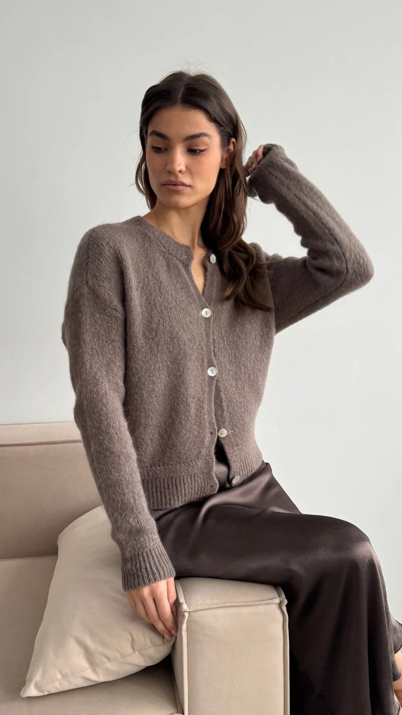 Charli Reyna Cardigan Mocha