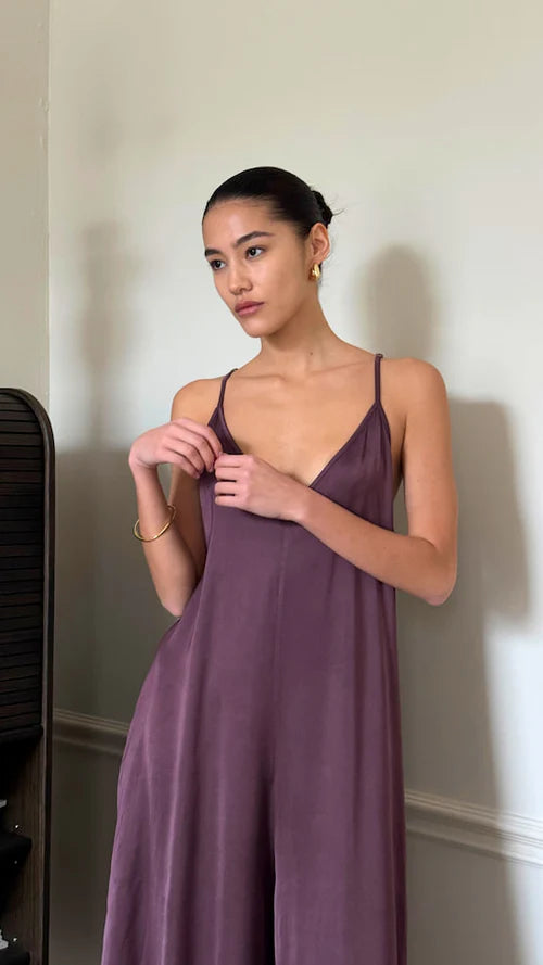 Charli Natalie Satin Jumpsuit