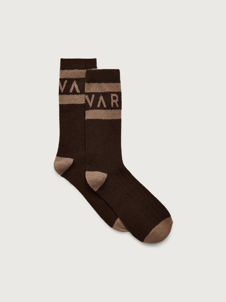 Varley Spencer Socks Coffee Bean/Golden Bronze