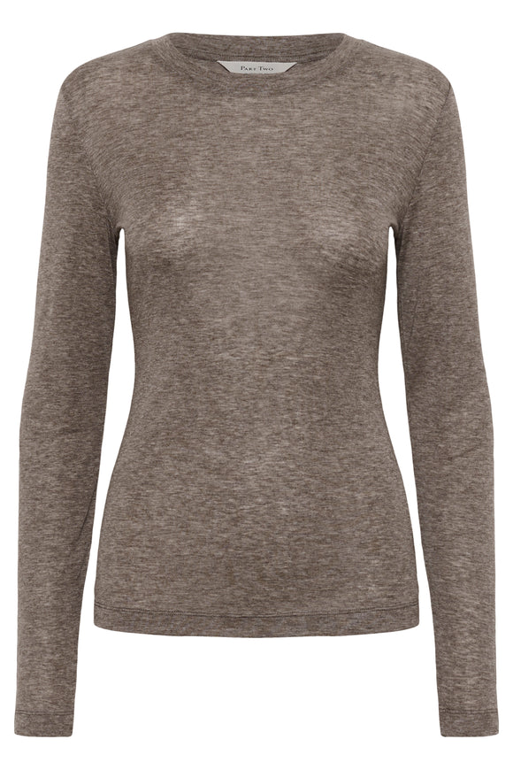 Part Two Tinnies T-shirt Falcon Melange