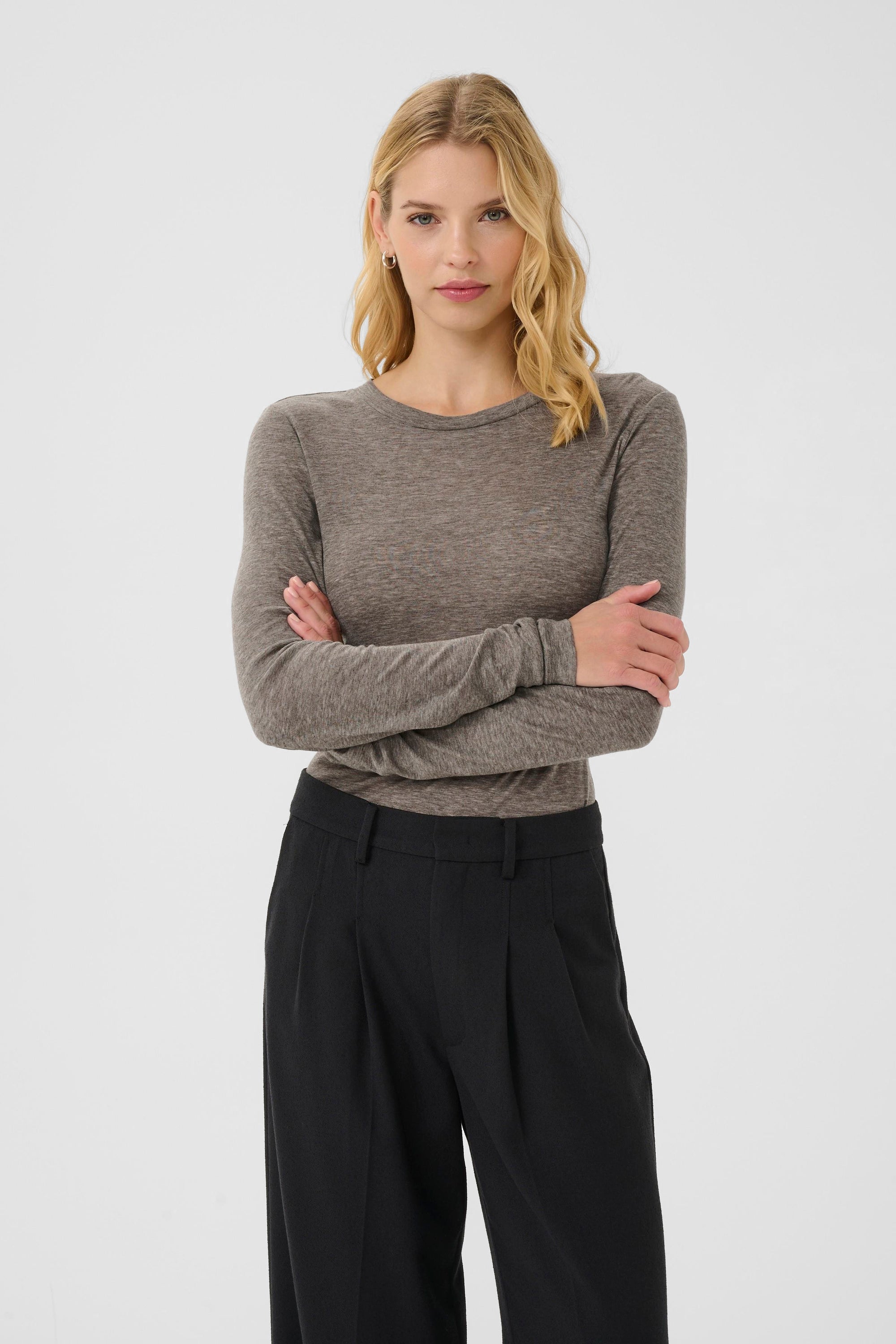 Part Two Tinnies T-shirt Falcon Melange