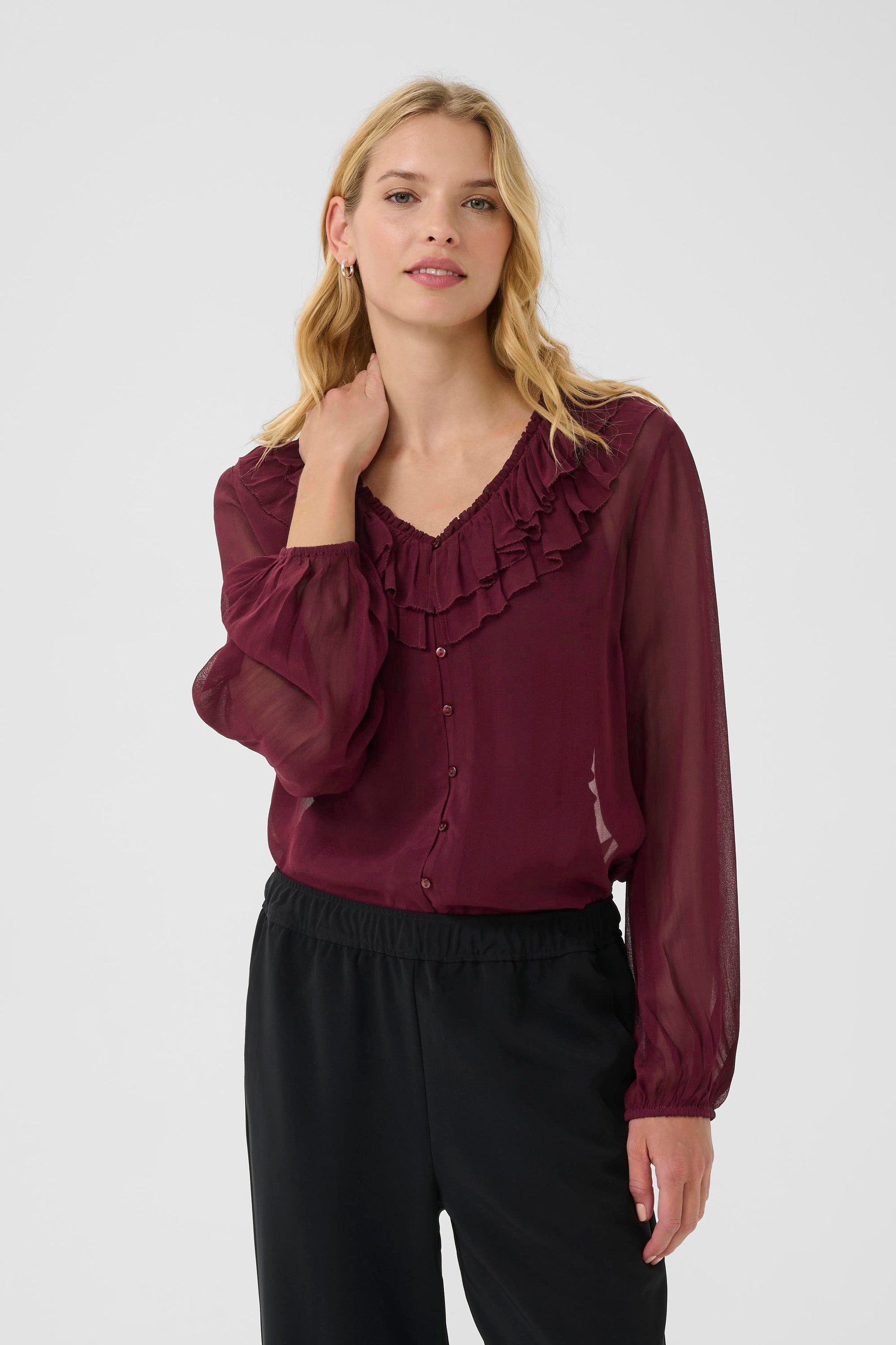 Part Two Sanaz Blouse Tanwy Port