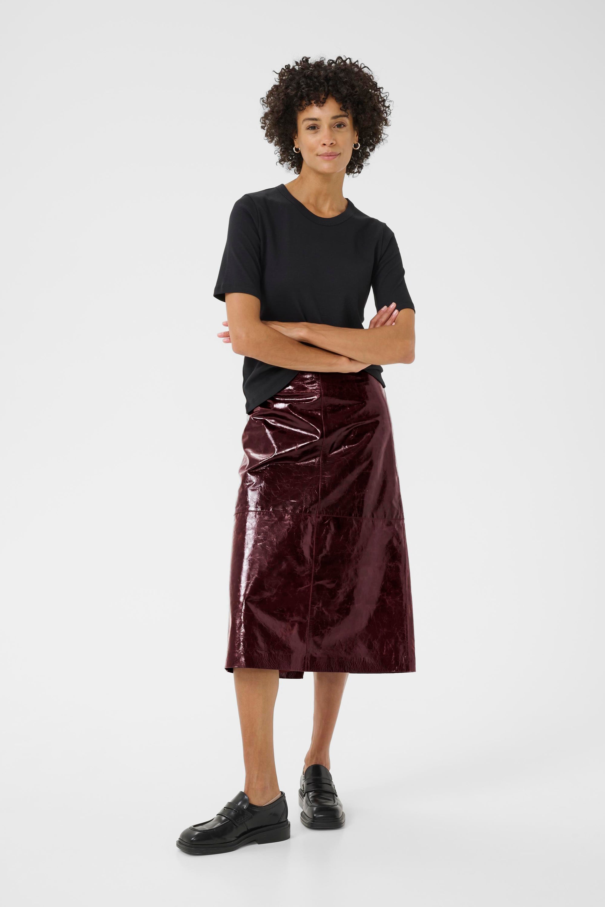 Part Two Sinja Skirt Tawny Port 