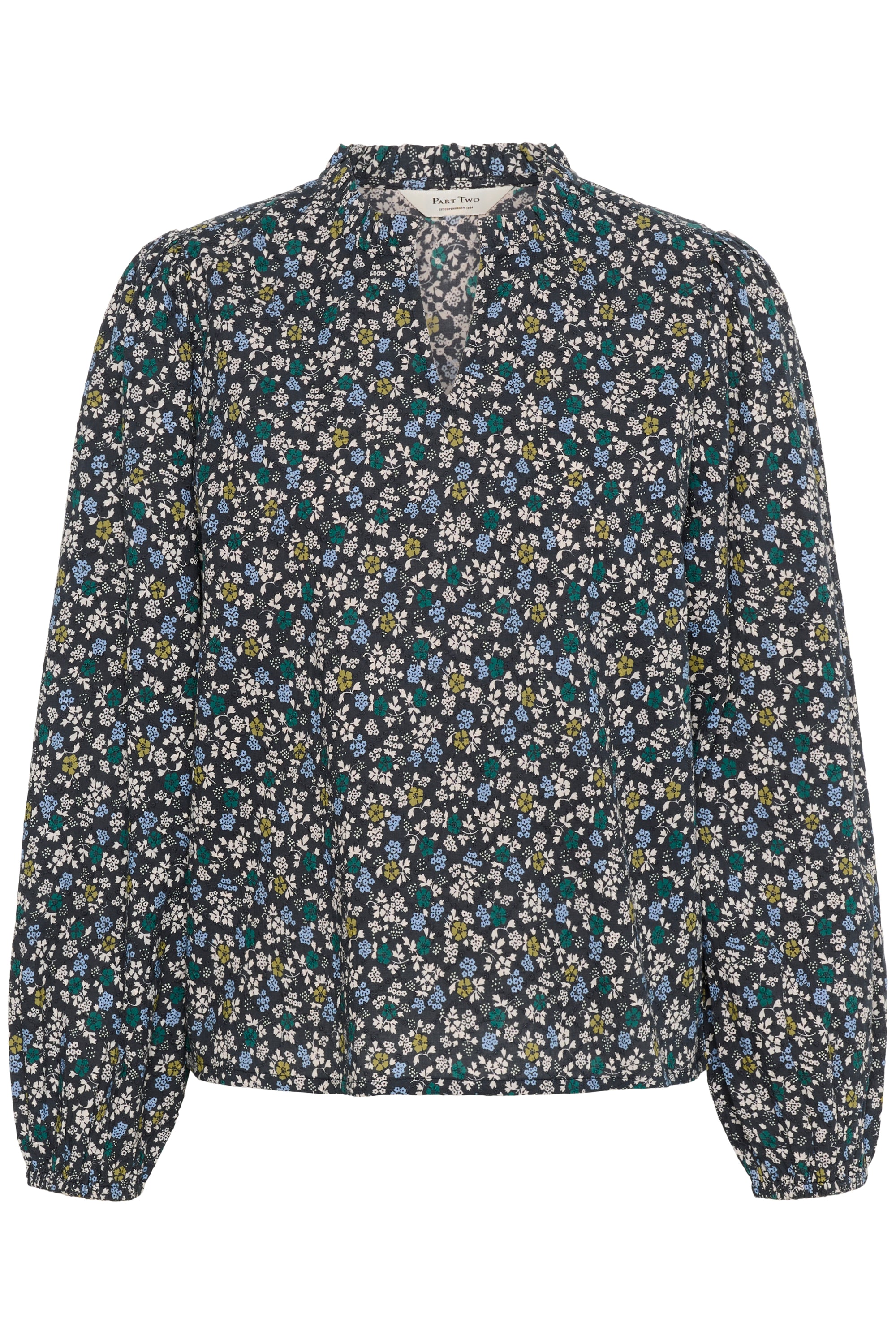 Part Two Eimy Blouse Black Flower