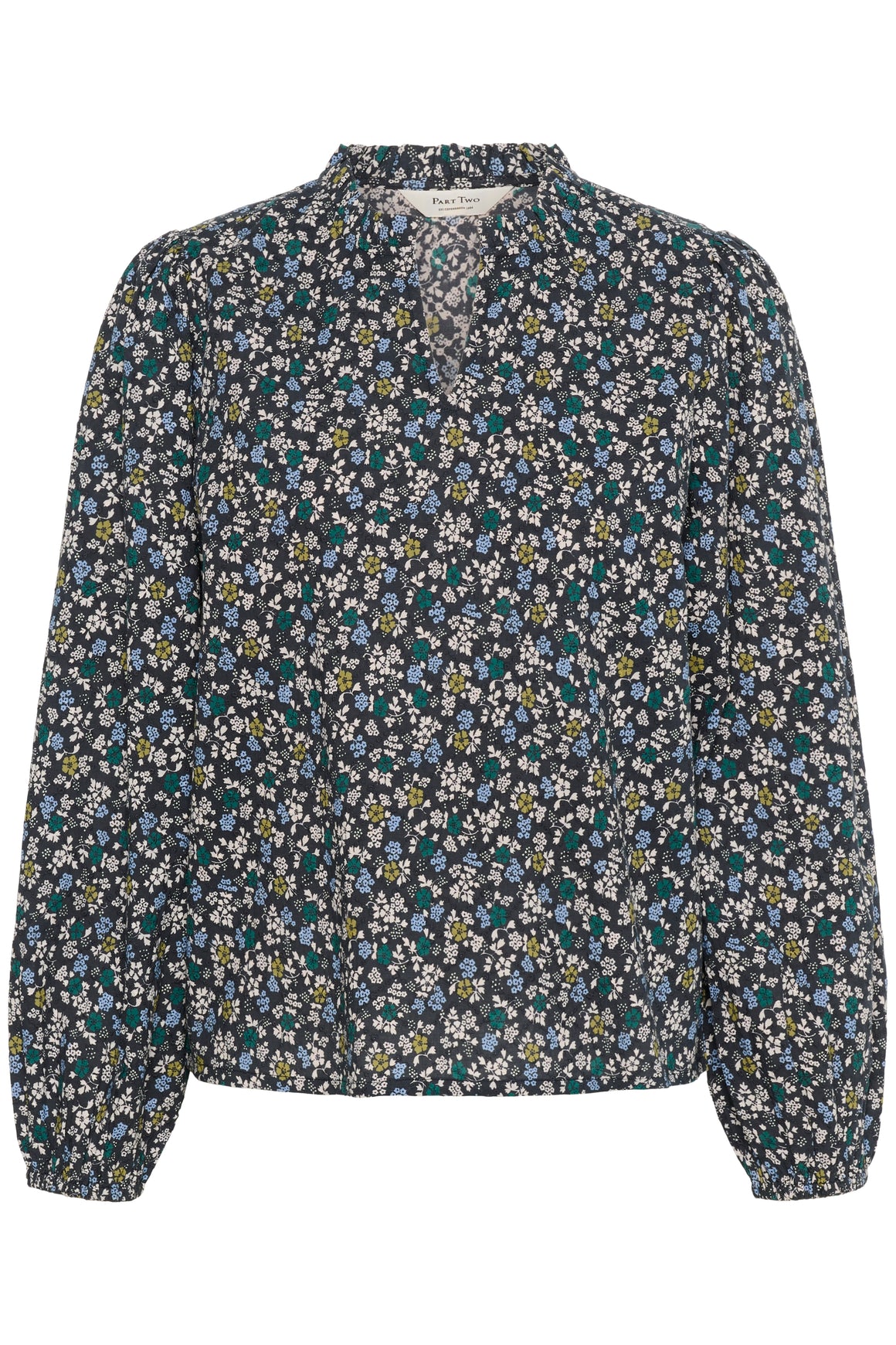 Part Two Eimy Blouse Black Flower