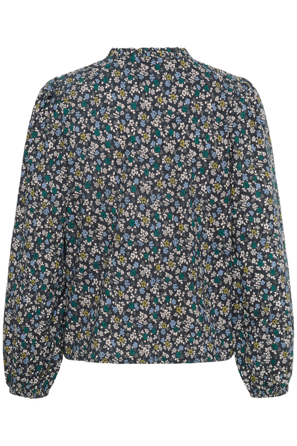 Part Two Eimy Blouse Black Flower