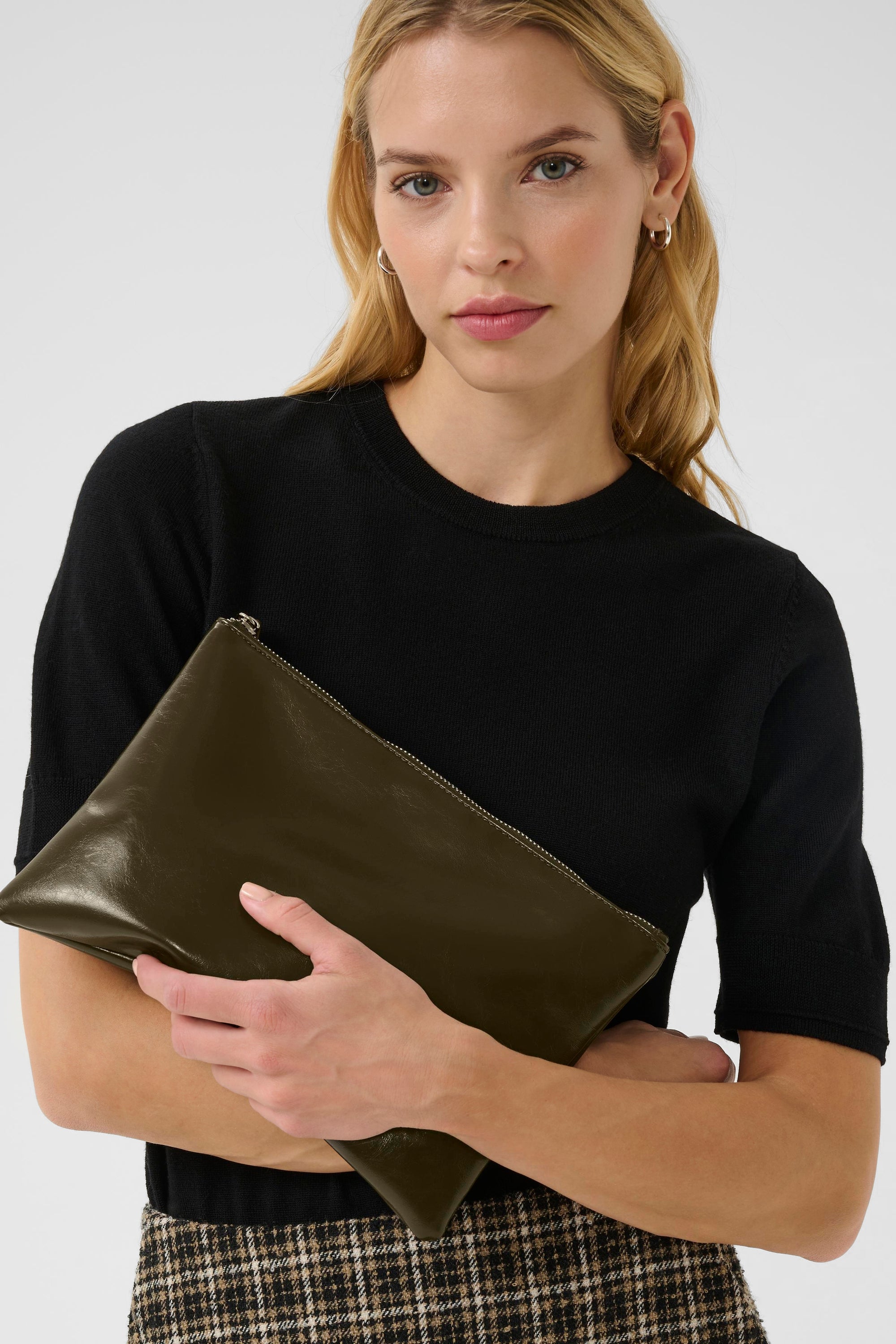 Part Two Saralin Clutch Bag Green