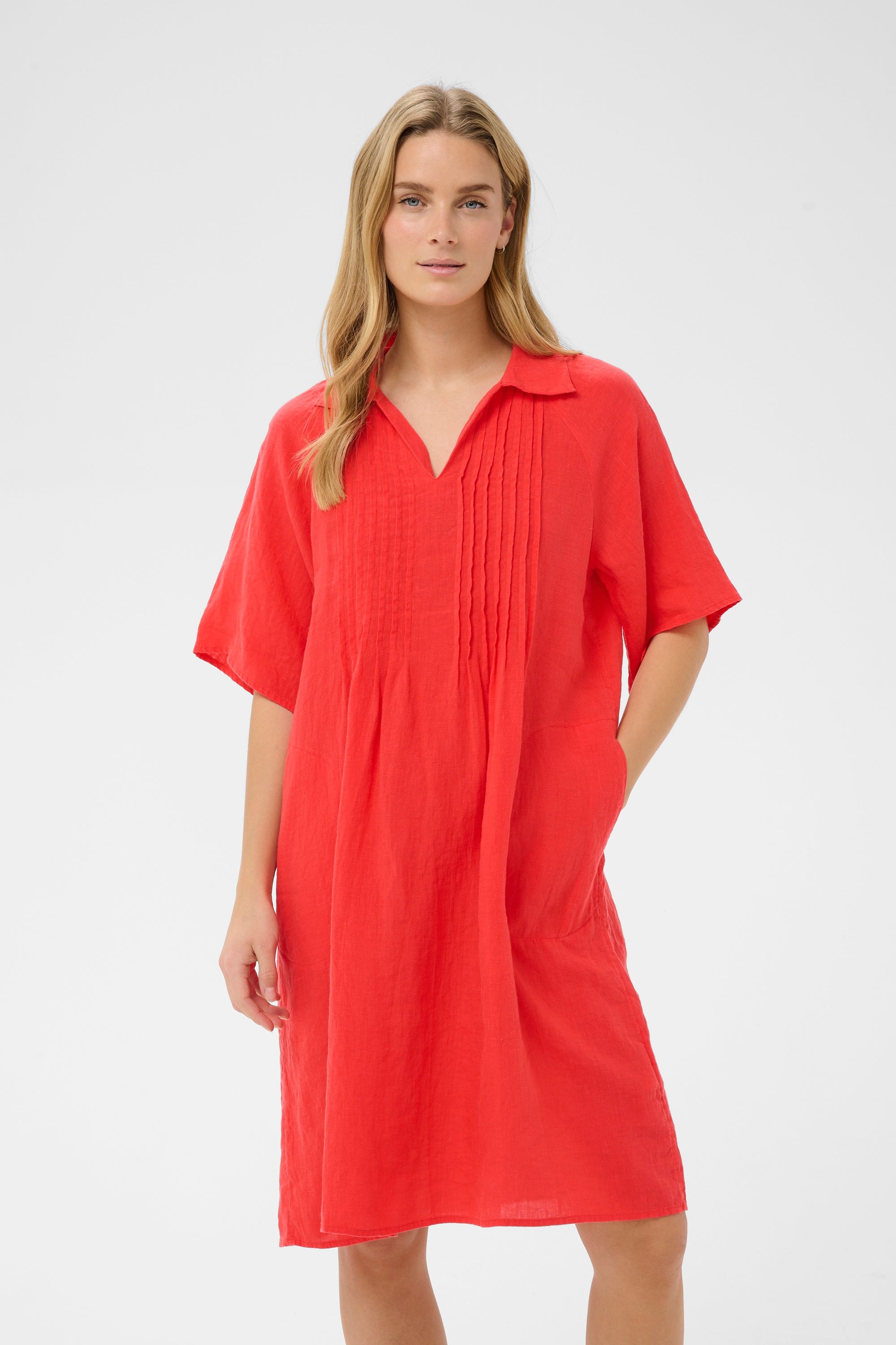 Ayla Dress Poppy Red