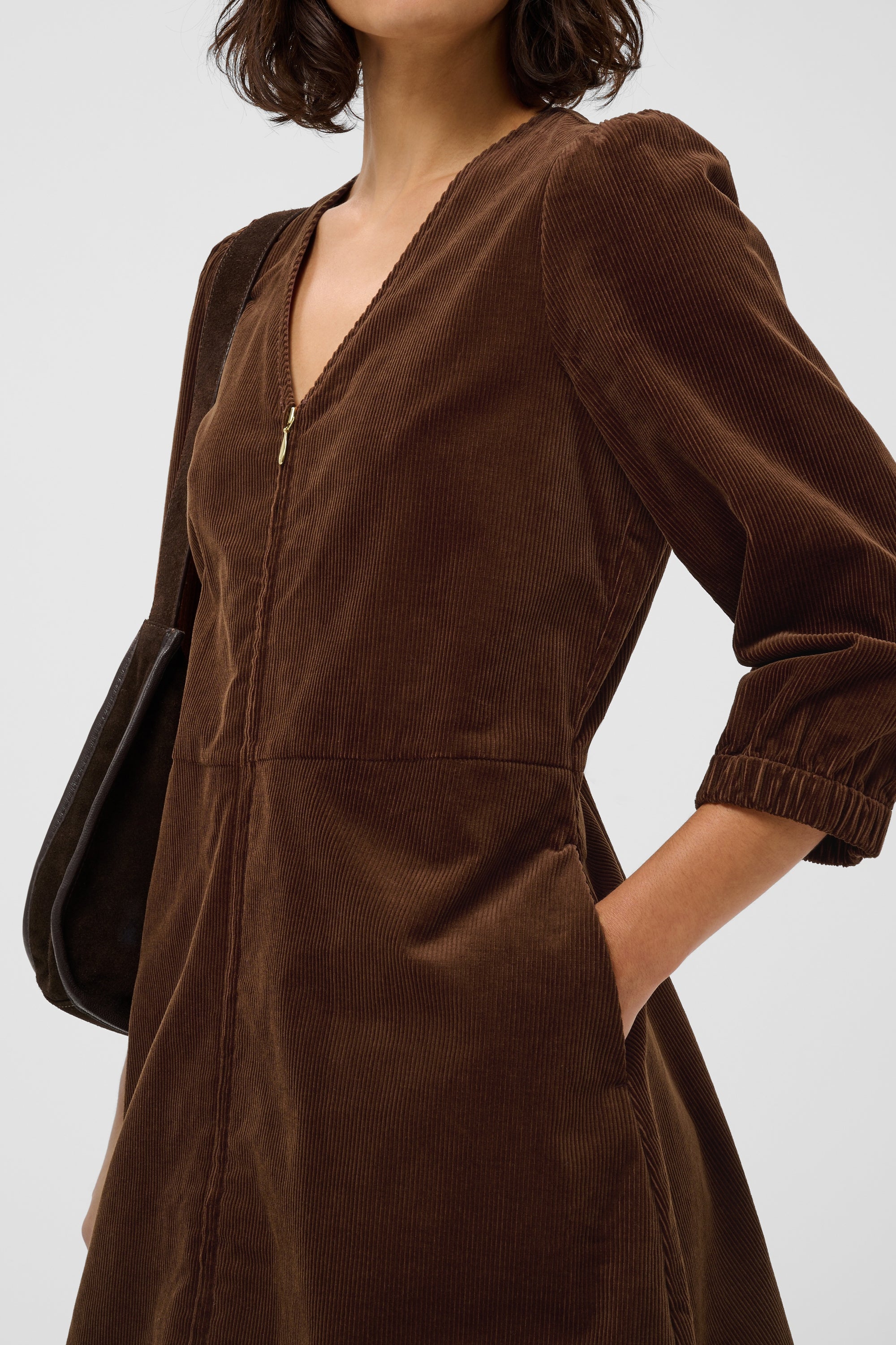 Corinna Cord Dress