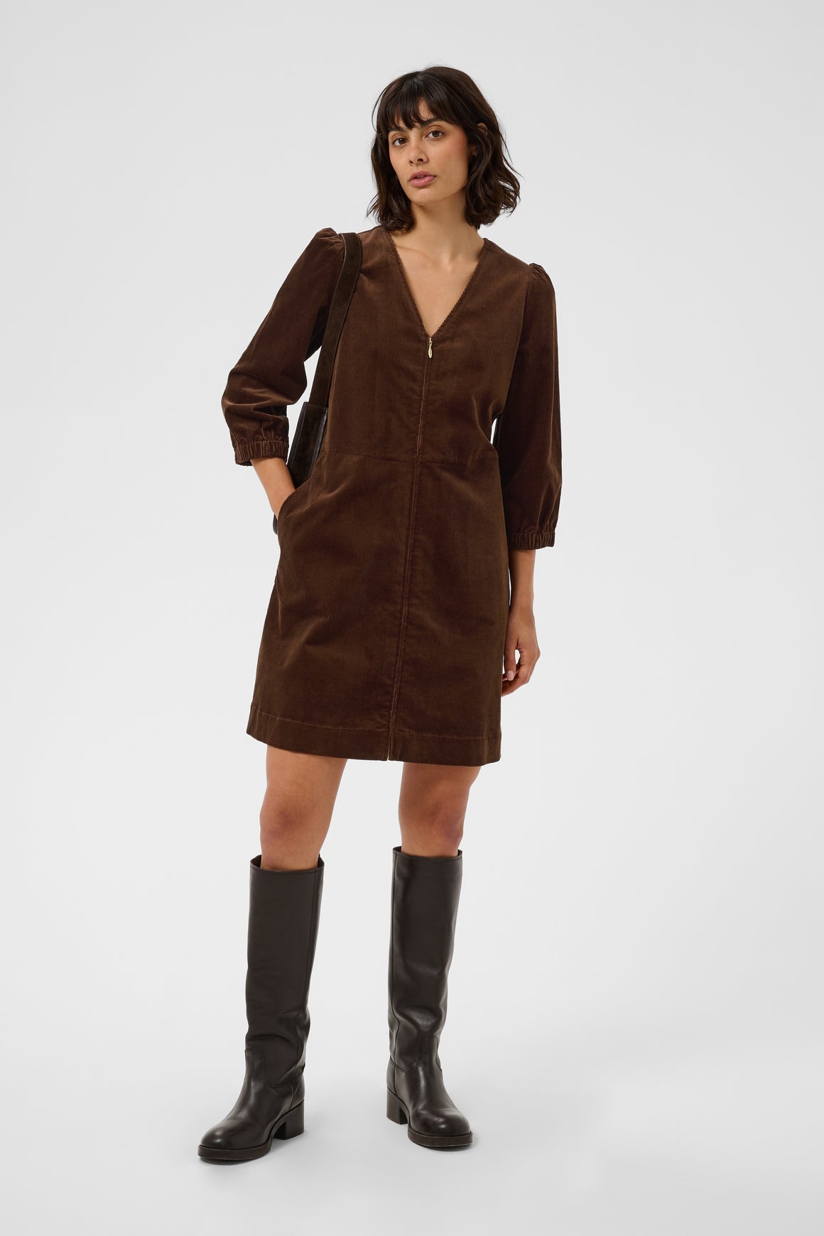 Corinna Cord Dress