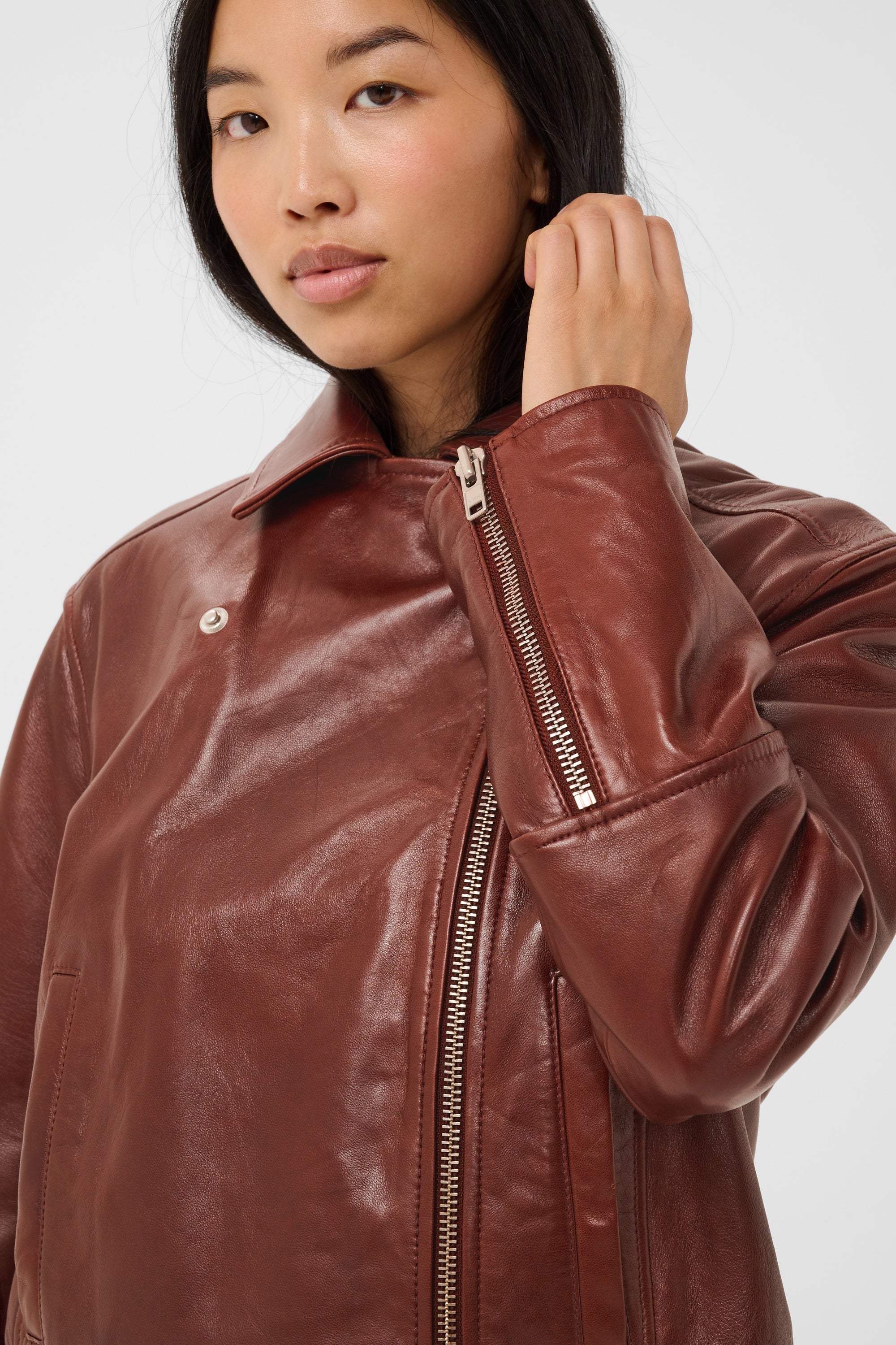 Cimmie Leather Jacket (Other colours)