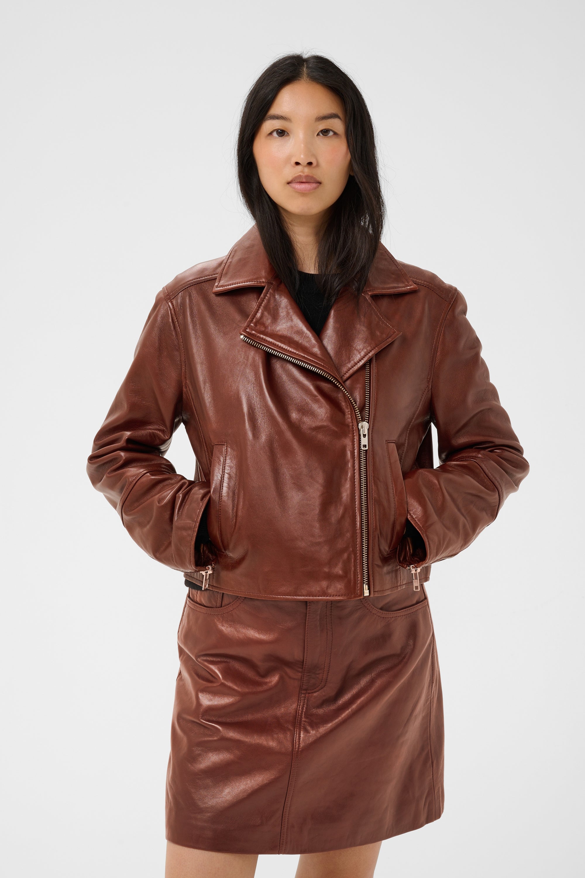 Cimmie Leather Jacket (Other colours)