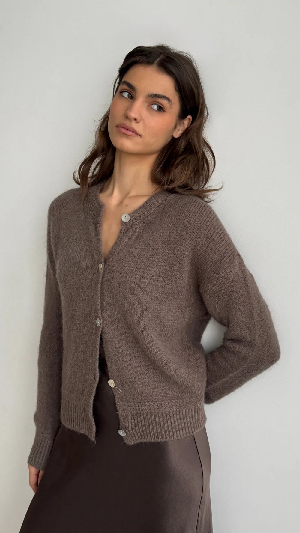 Charli Reyna Cardigan Mocha
