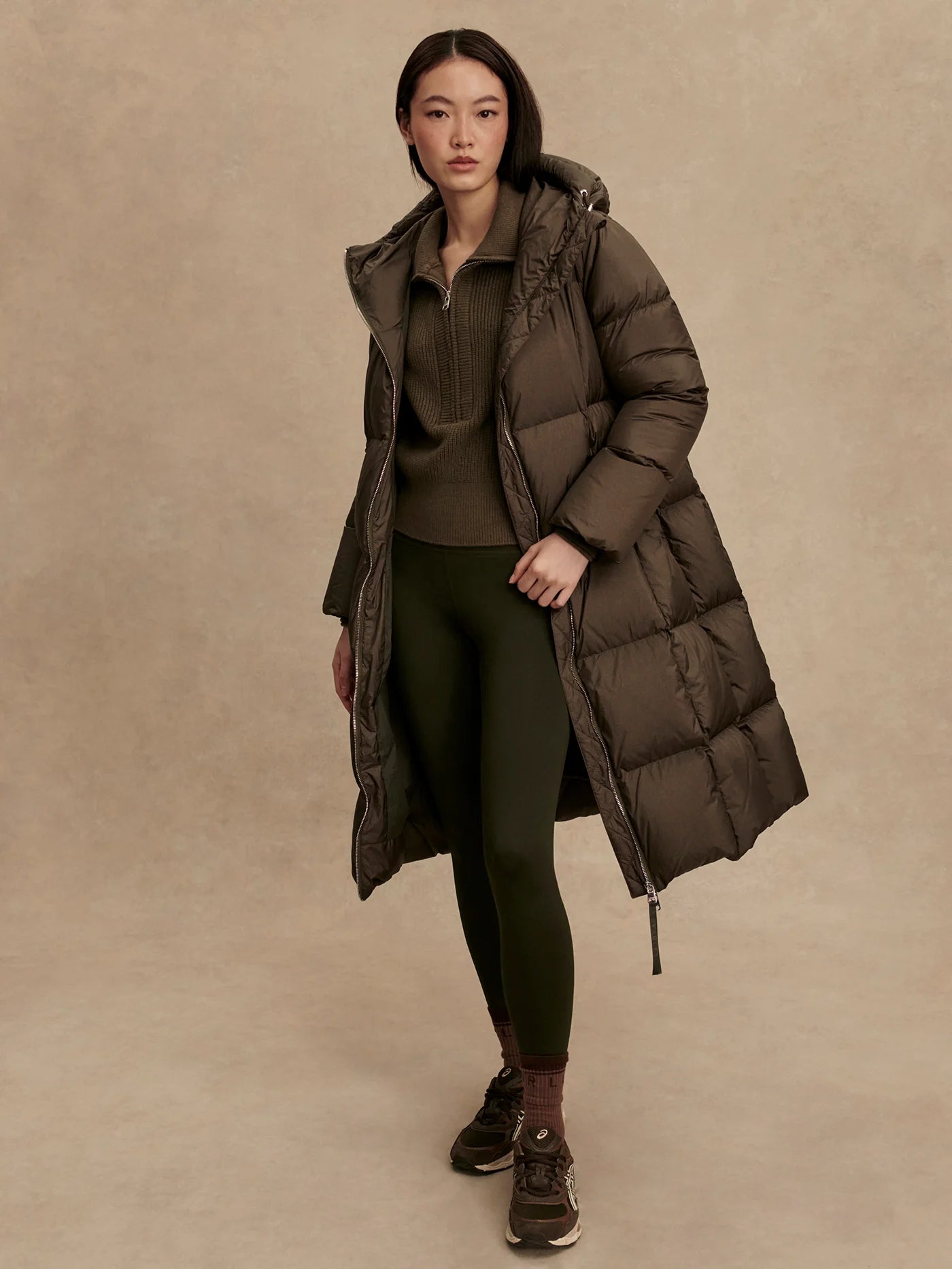 Varley Katya Coat Dome Green