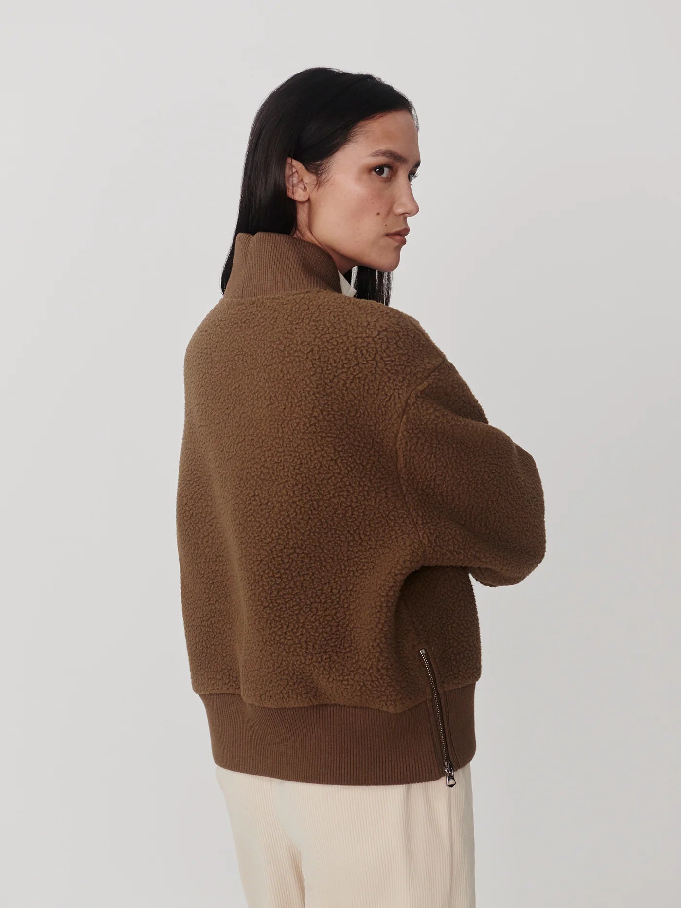 Varley Mumford Half Zip Teak Olive
