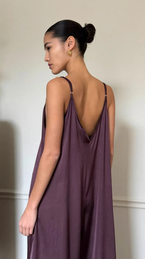 Charli Natalie Satin Jumpsuit