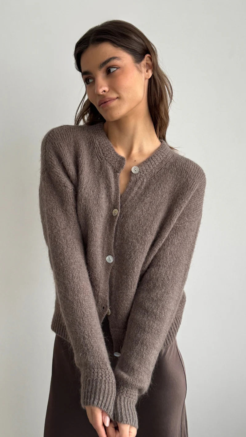 Charli Reyna Cardigan Mocha