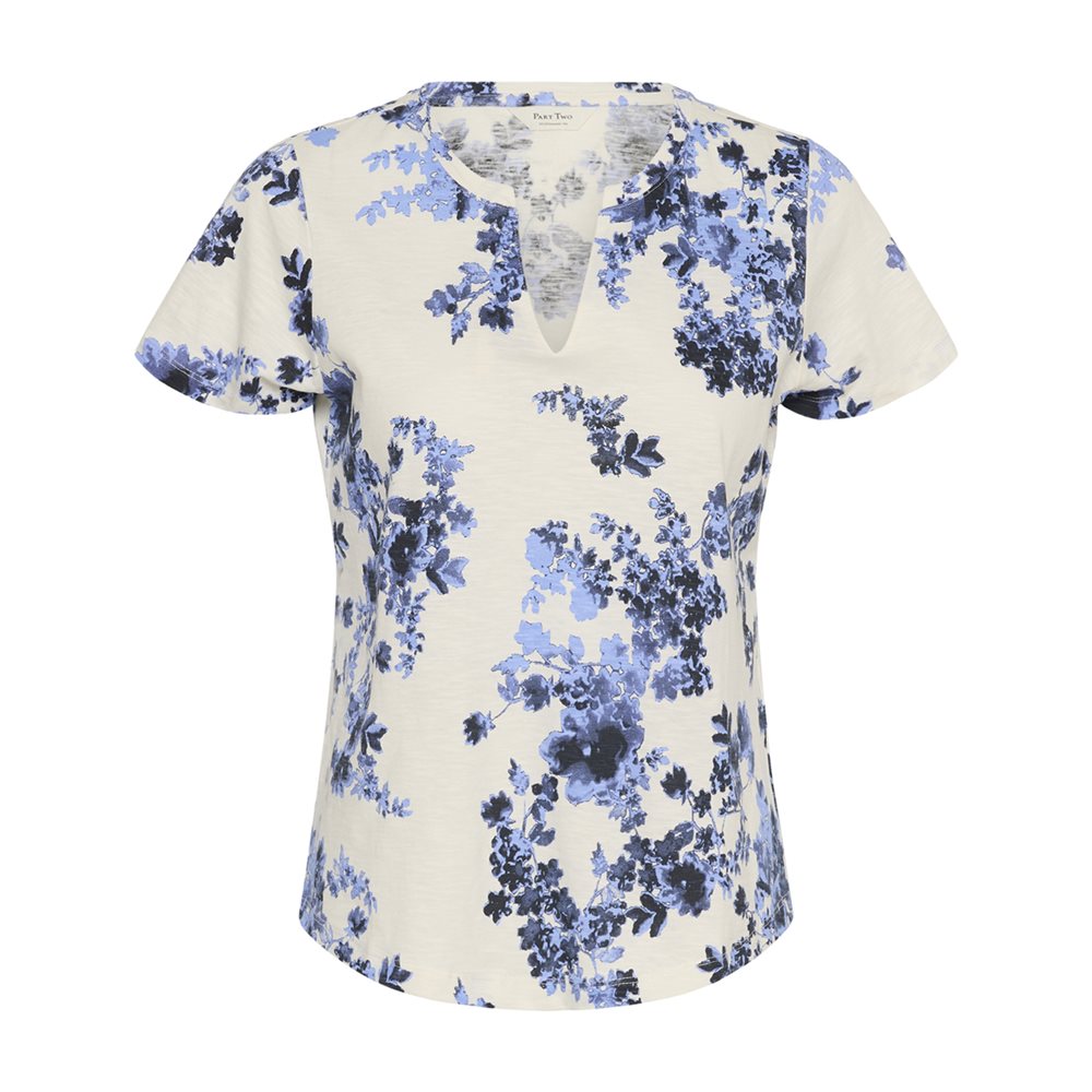 Gesinas T-shirt Blue Shadow Flower