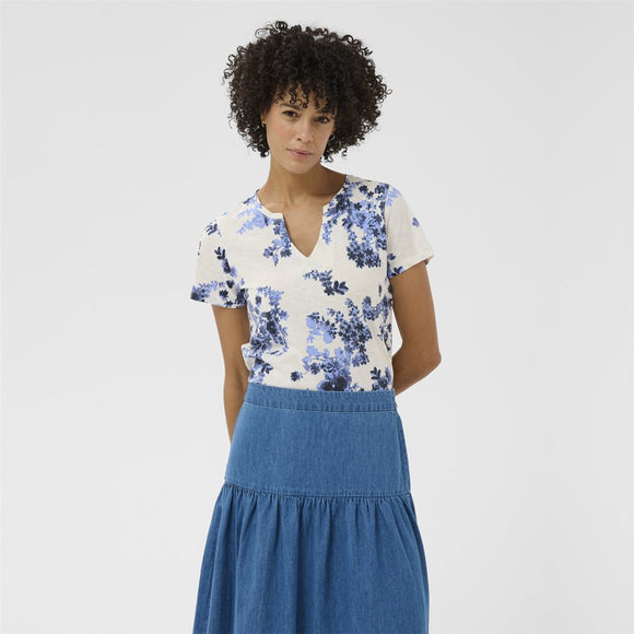 Gesinas T-shirt Blue Shadow Flower