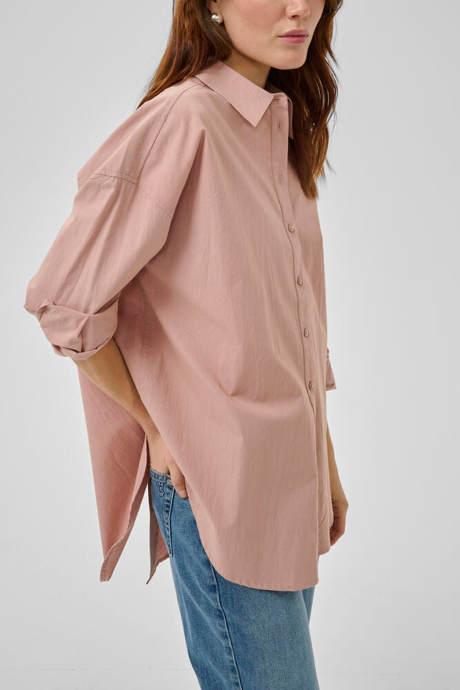 Sunna Boxy Shirt Abobe Rose