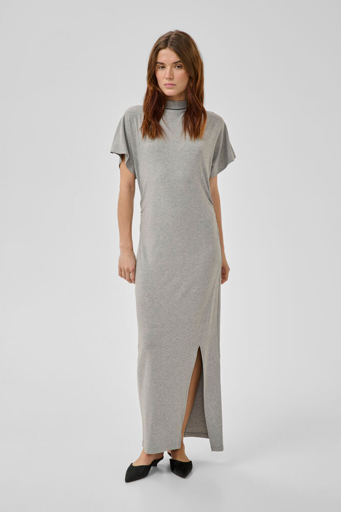 MEW Nupti Dress light grey melange