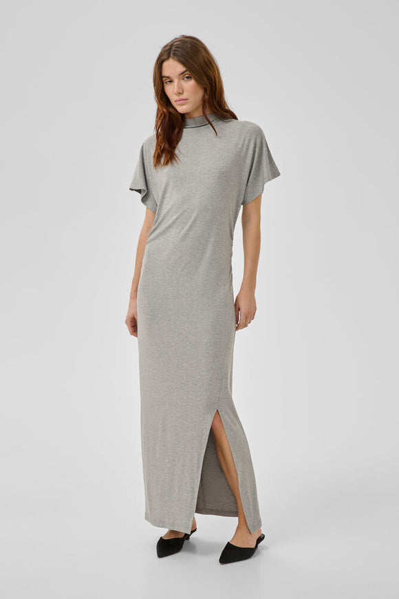 MEW Nupti Dress light grey melange
