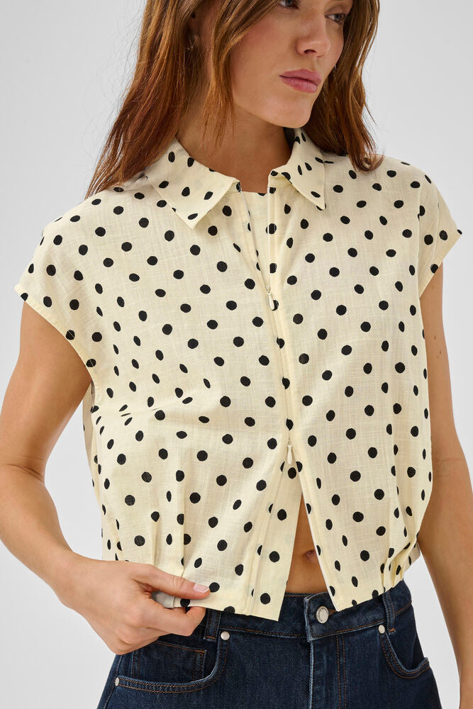MEW Nada Polka Dot Shirt