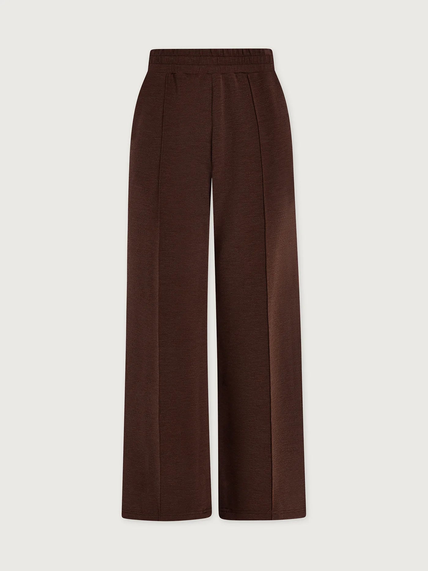 The Wide Leg Pant 30" Coffee Bean Marl