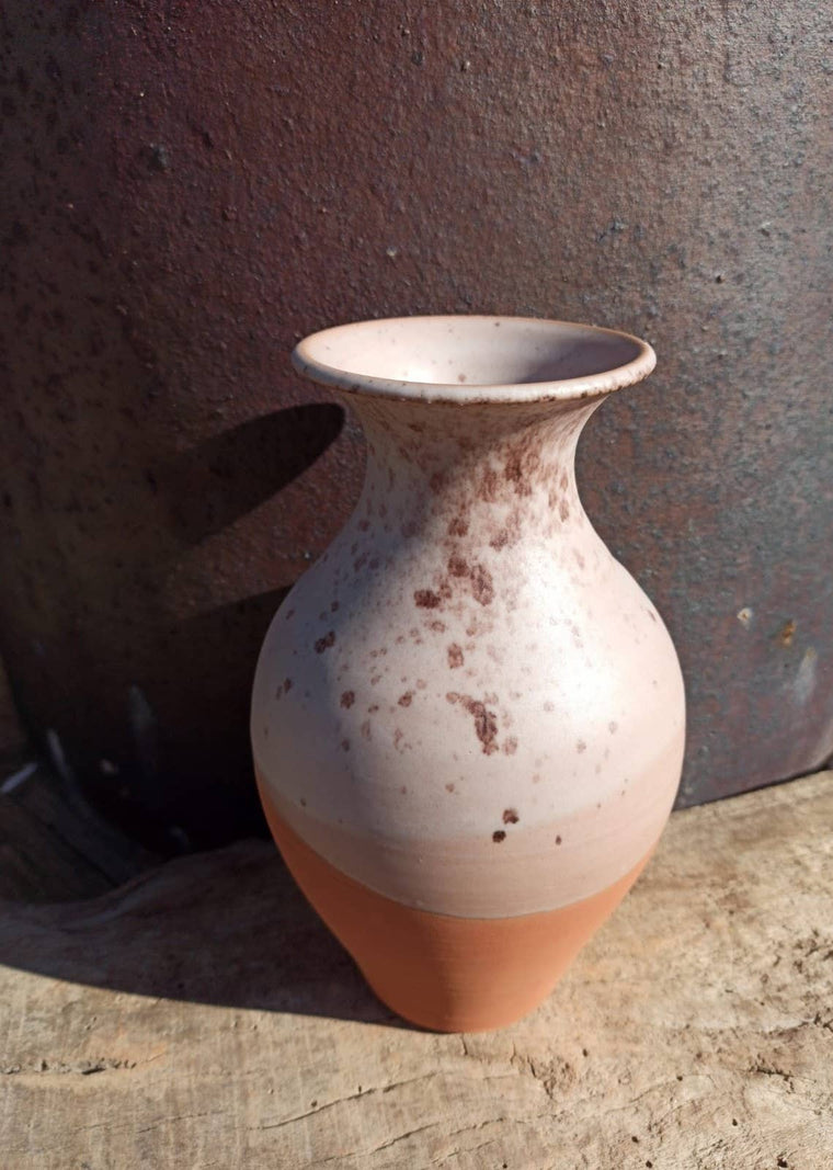 Matte white vase.